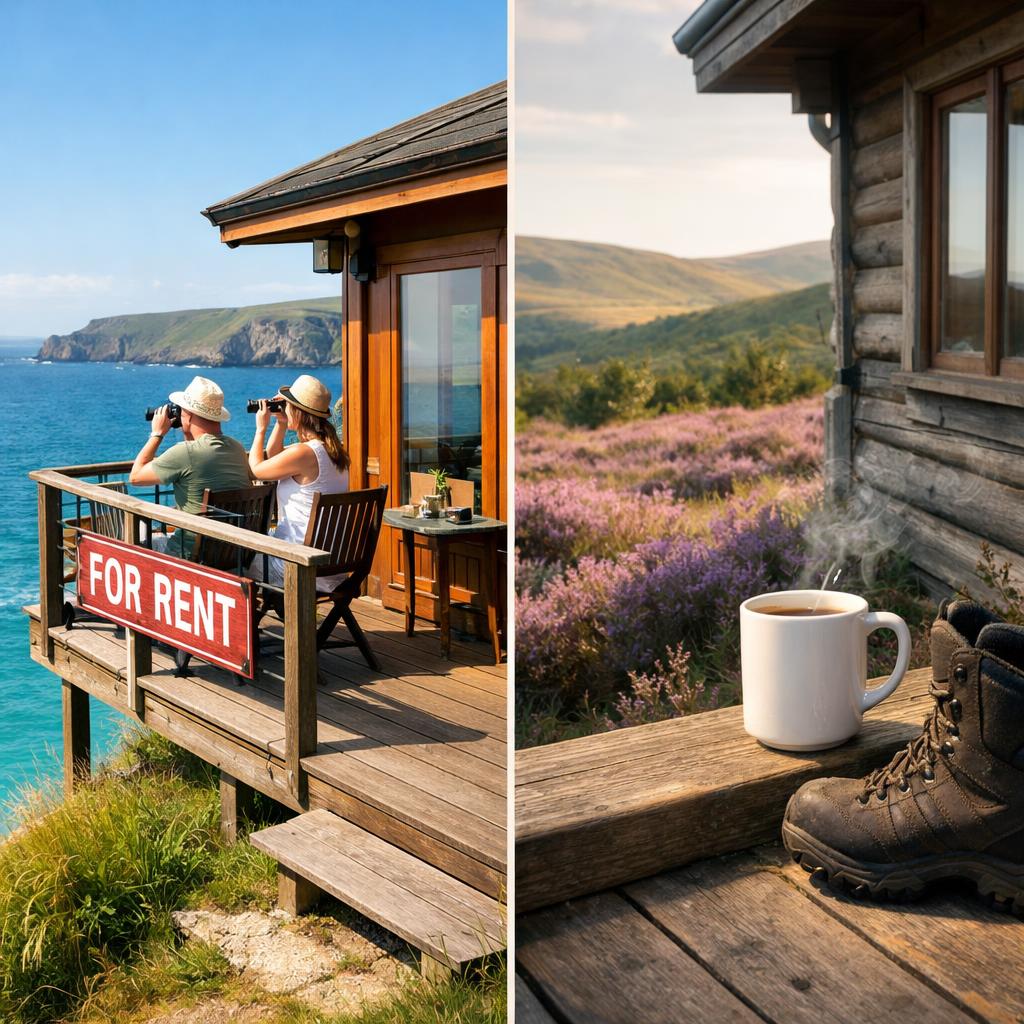 Coastal and moorland holiday lodges in Devon