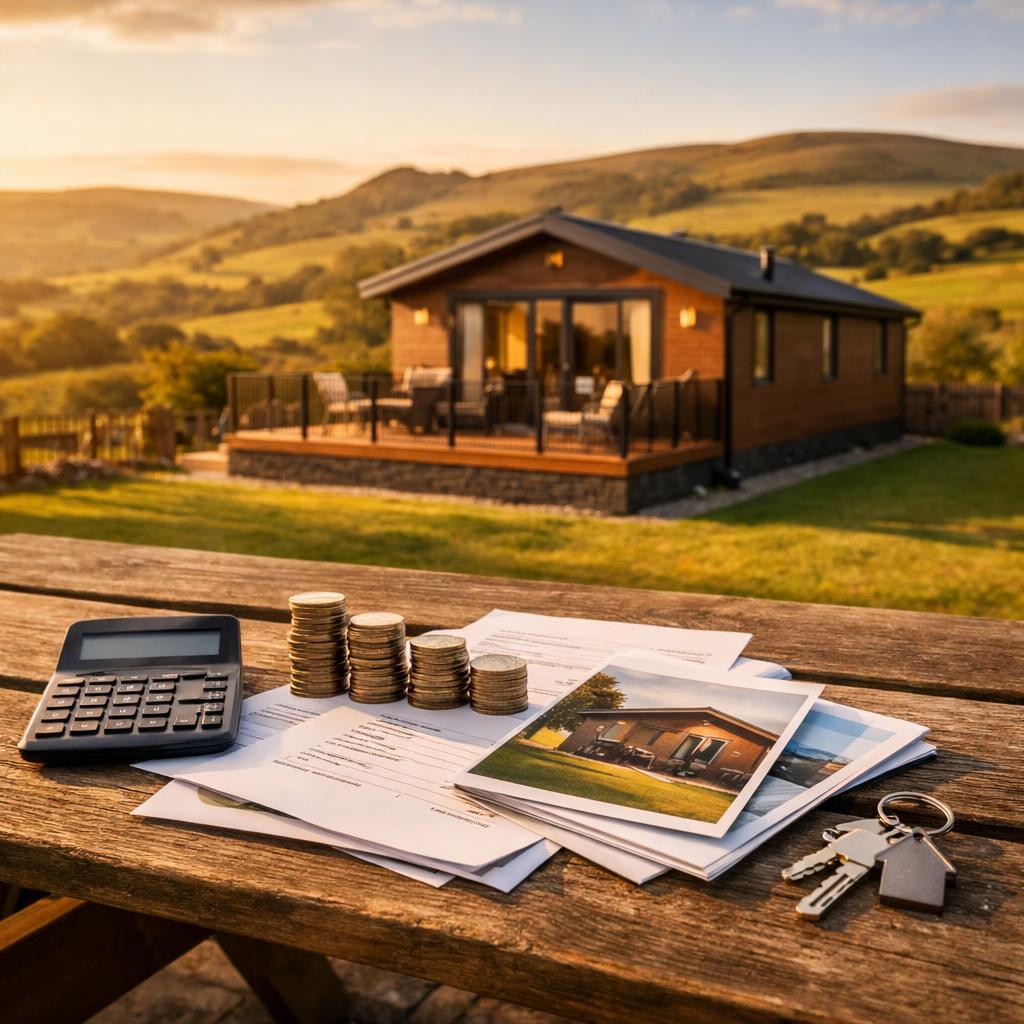 Two-bedroom lodge with calculator and costs