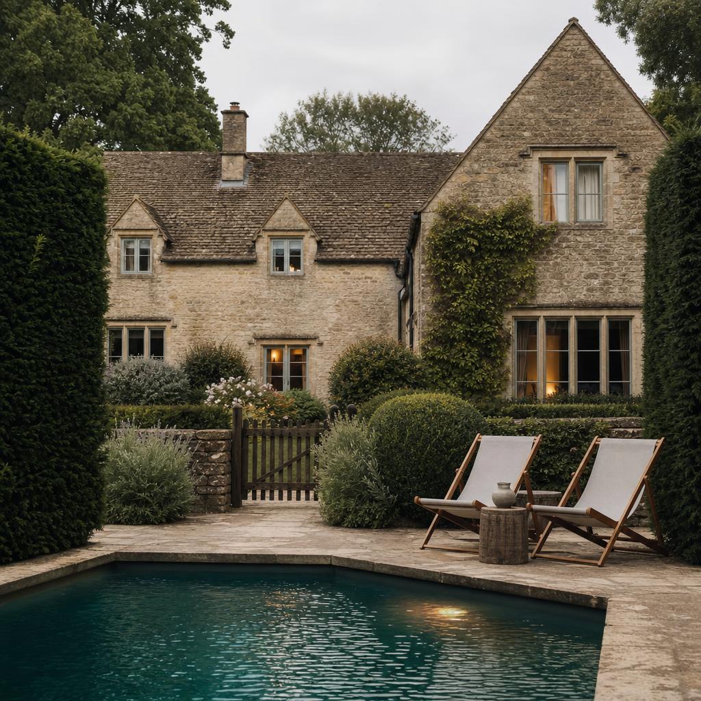 Luxury cottage with outdoor pool in the Cotswolds